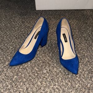 Nine West Royal Blue Heels